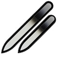 Mont Bleu Set of 2 Color Glass Nail Files - Handmade - Genuine Czech Tempered Glass - Crystal Nail File Manicure Nail Care - Beauty Nail File