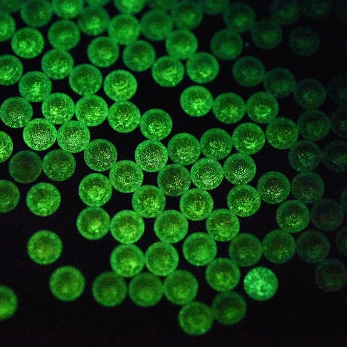 Blinginbox Flatback Rhinestones Round Gems, 1440pcs Luminous Series Glass Stones Neon Gems Non Hotfix Crystal Rhinestones for Nail Charms Crafts Clothes Tumblers,Mac. Mint AB Luminous,SS6.