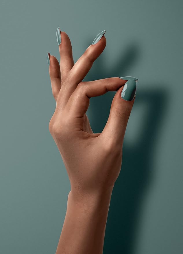 LeChat - Perfect Match Gel Polish - Down To Earth - Shadow Gray-Green with Cream Finish - (0.5 Ounce) - Easy Application - Soak Off Formula