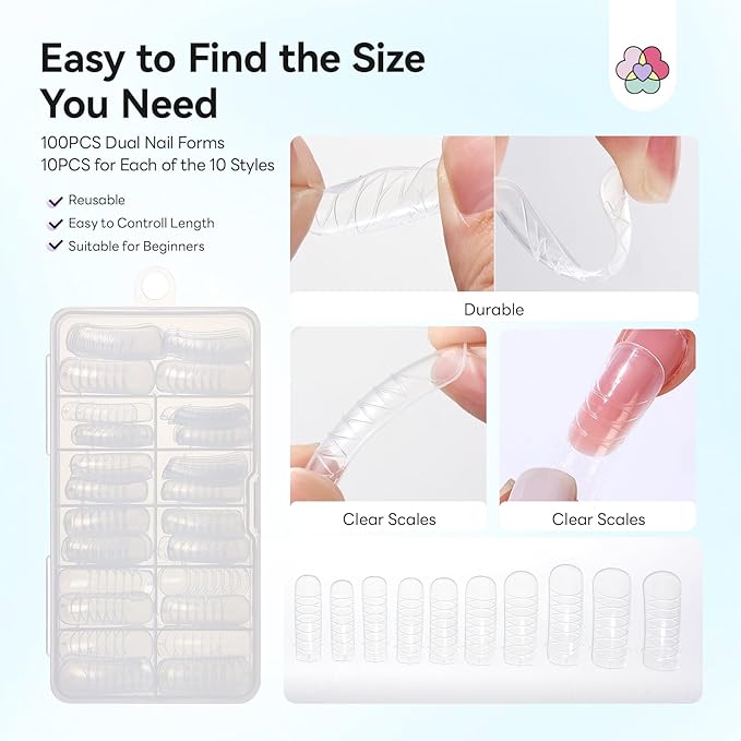 SAVILAND Slip Solution Kit for Poly Gel: 5.07fl.oz Large Anti-Stick Gel Liquid for Poly Gel, All-In-1 Nail Kit with Dual-Ended Nail Brush Dual Forms Dappen Dish for Beginners Nail Art Extension DIY