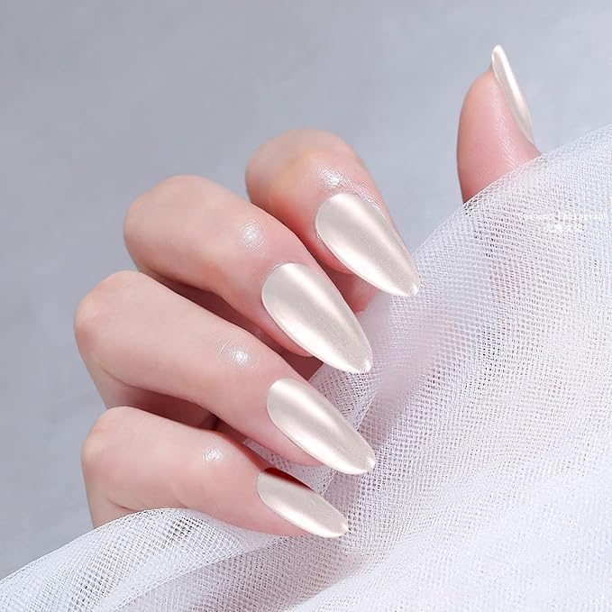 Artdone White Pearl Chrome Nail Powder,Iridescent Aurora Powder Metallic Mirror Effect Pigment Pearlescent Mermaid Pigment Pearl Glitter Dust Kit,Nail Art Decoration, Resin Craft