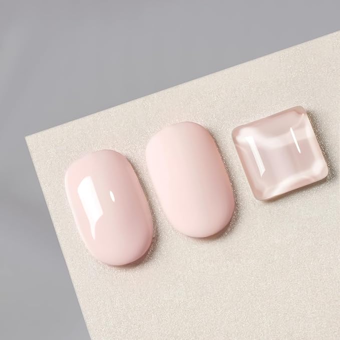MAYCHAO 15ML Ballet Slippers Gel Nail Polish, Baby Pink Gel Polish Soak Off UV LED Curing for Nail Art Starter Manicure Salon DIY at Home, 0.5 OZ