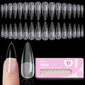 Beetles Tipex Lite Instant Apex Nail Tips, Long Stiletto, 16 Sizes | 00–14, Built-in Apex Acrylic Tips for Flat & Natural Nail Beds, Beginner-Friendly Easy DIY Nail Extensions