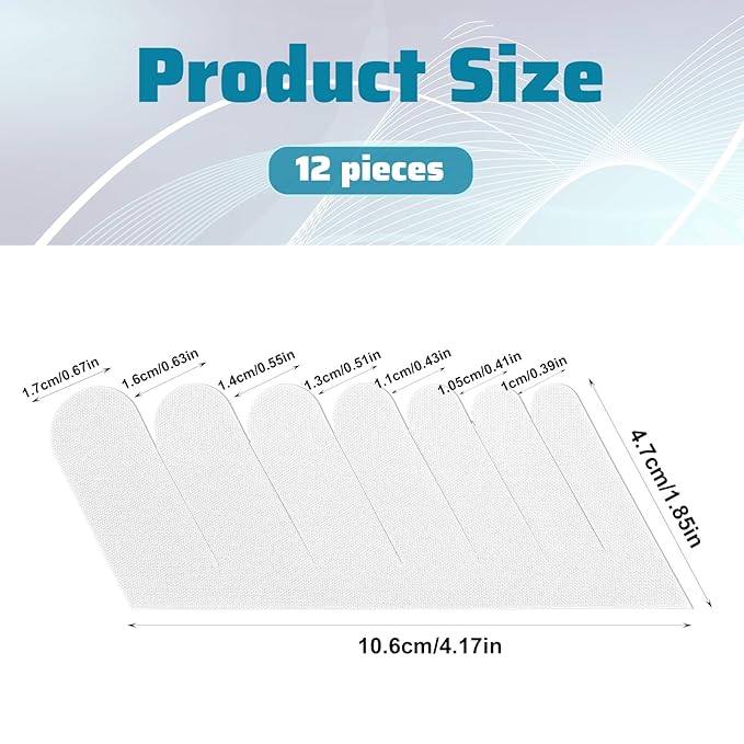 84 PCS Fiberglass Nail Wrap Extension Nail Repair Patches Silk Wrap for Nails Self Adhesive Nails Repair Tape for Broken Split Reinforcement Home Salon DIY Art Tools