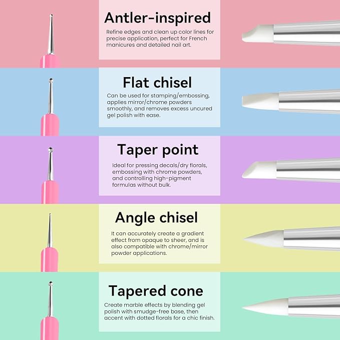 27 PCS Nail Art Brushes Set with Brush Stand Nail Sculpture Pen Dotting Tools For Paint 3D Nails,Nail Design Brush for Acrylic Gel Dip Powder Nail Extensions,French Manicure,for Home Salon