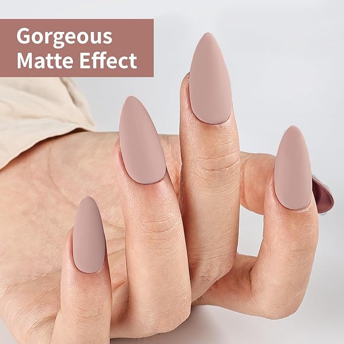 JODSONE 16.5ml Dark Flesh color Soak Off Gel Nail Polish Professional U V Cured Nail Lacquer for Salon Quality Manicures at Home Long Lasting Chip Resistant Nail Art Polish