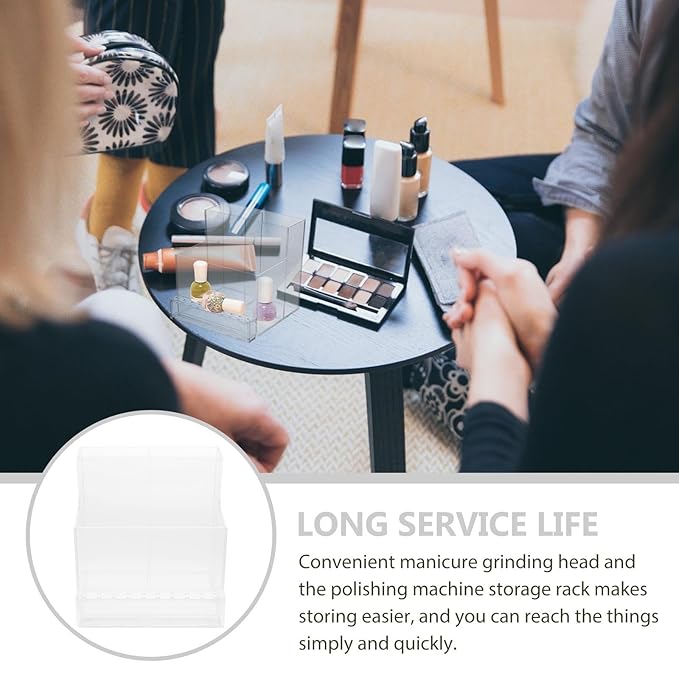 1pc13 Holes Polish Lipstick Shop Stand Display Storage Dropper Oils Practical Polishes Supplies Plastic Proof Container Professional White As Tools Art Manicure Essential