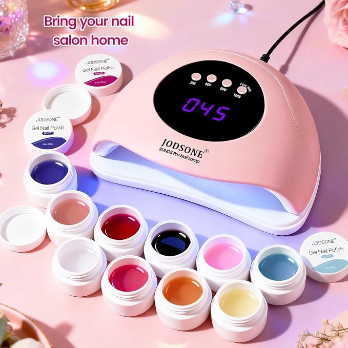 JODSONE 32 Colors Nail Art Gel Paint Kit Solid Gel Nail Polish Painting Paint Nail for Nails Art Set Professional Salon DIY Gift