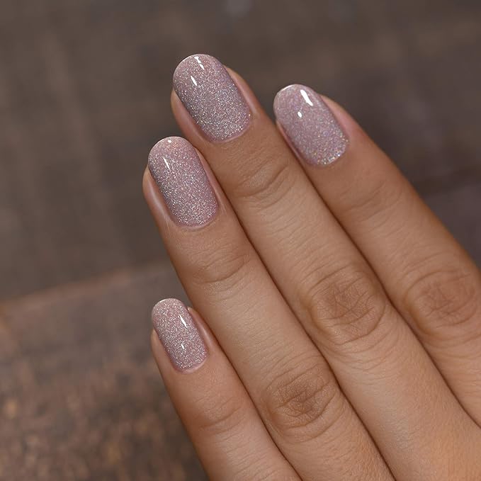 ILNP Prancer - Elegant Fawn Beige Holographic Nail Polish