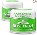 Miracle Nerve Cream - Maximum Strength - Turmeric and Arnica Blend for Neuropathy Discomfort Relief - Soothing Foot & Hand Formula with MSM, B6, E - Made in USA - 2 Pack