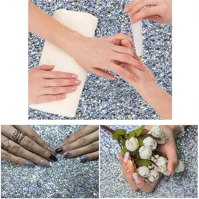 Nail Art Table Mat, EBANKU Nail Art Hand Rest Pad for Nail Art Cushion Pillow Shiny Nail Mat Desk Pad Nail Arm Rest Foldable Washable Manicure Set Tools Salon Practice Hand Holder