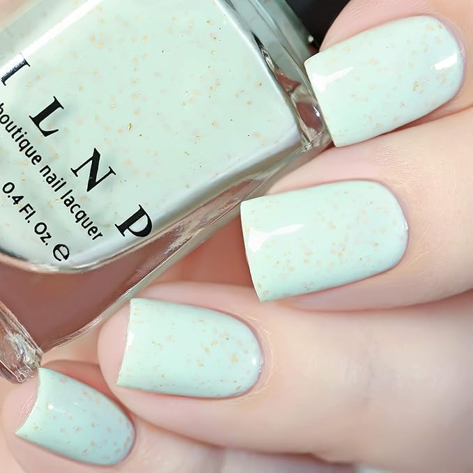 ILNP Tea Cup - Antique Pastel Mint Speckled Nail Polish