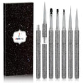 Nail Art Brushes Set Nail Art Design Pen Painting Tools with Nail Extension Gel Brush,Nail Polish Brush, Builder Nail Gel Brush, Nail Art Liner Brush for Salon Gift for Girls Women (Diamond)
