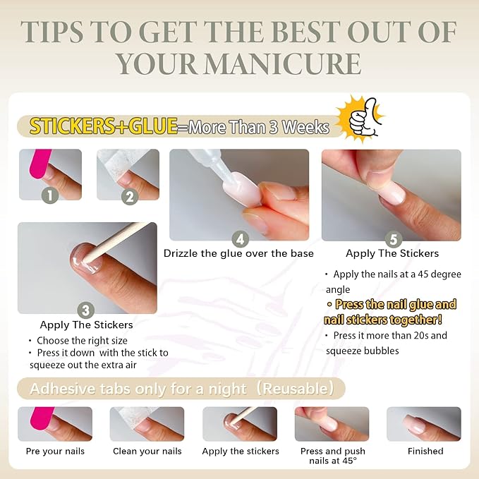 Burgundy Red Press on Nails Almond Shaped 48Pcs Neutral Thick Fake Nails for Women, Medium Almond Nails Press on Reusable Acrylic Nails Glue on Medium Length Stiletto False Nails Gel Artificial Nails