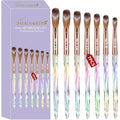 7PCS Acrylic Nail Brush Set,Size 6/8/10/12/14/16/18 Professional Nail Brushes for Acrylic Application Extension and 3D Carving for Nail Home Salon DIY