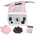 Makartt Nail Drill - Portable Electric Nail File Machine Geneviere E File Pink JD700 Professional 30000RPM Manicure Drill for Acrylic Nails Poly Nail Gel Polish Beauty Gift