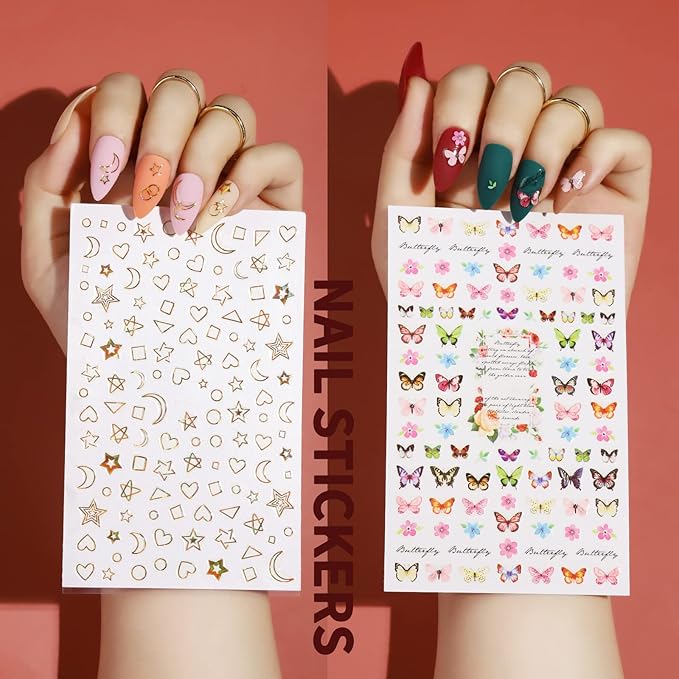 Teenitor Almond Press On Nails, 12 Color 288Pcs Matte Glue On Nails Almond Shape Press On Nails Medium Length Fake Nails