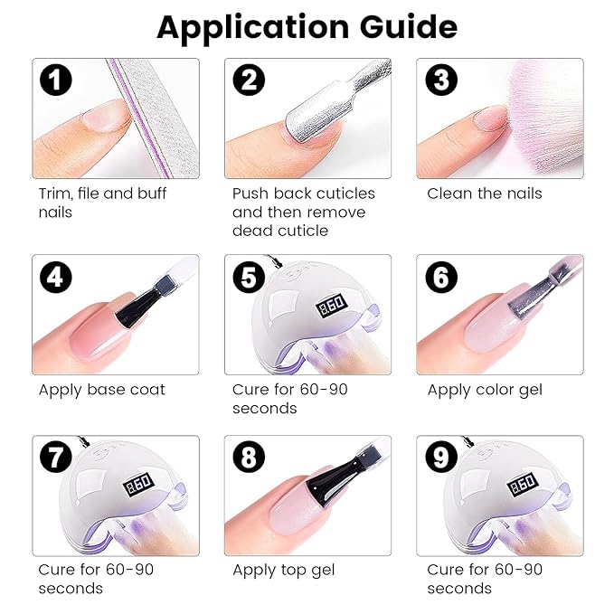 RARJSM Nude Rubber Base Gel Nail Polish Pale Pink Sparkle Silver Glitter Sheer Rubber Base for Nails Brush on Quick Extend Builder Hard Gel Soak Off Curing Requires 15ml Salon Home French Manicure