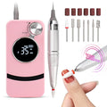 Vrenmol Professional Nail Drill Kit: 35000RPM Electric Nail File 6000mAh Portable N ail Drill Machine with Nail Drill Bits for Nail Tech Acrylic Nail Art Manicure Pedicure Salon at Home