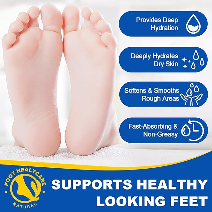 60% Urea Foot Care Stick plus 2% Salicylic Acid, Foot Lotion Hydrates & Nourish, Provides Deep Hydration, Soften & Smooth Thickened Areas, Fast-Absorbing, for Women and Men