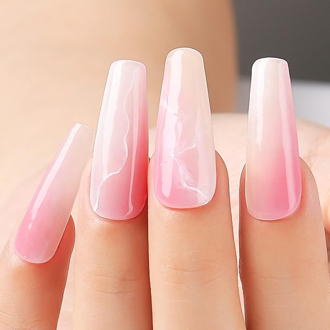 AIMEILI Transparent Jelly Milky White Sheer Pink Nude Gel Polish Kit, Soak Off Sheer Gel Nail Polish Set Of 12pcs X 8ml - Kit Set 3