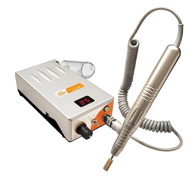 Medicool Pro Power 35K Portable Cordless Nail Drill File Rechargeable Professional Electric Nail Drill Machine for Acrylic, Gel, Manicure & Pedicure | PROPRT-35WHT