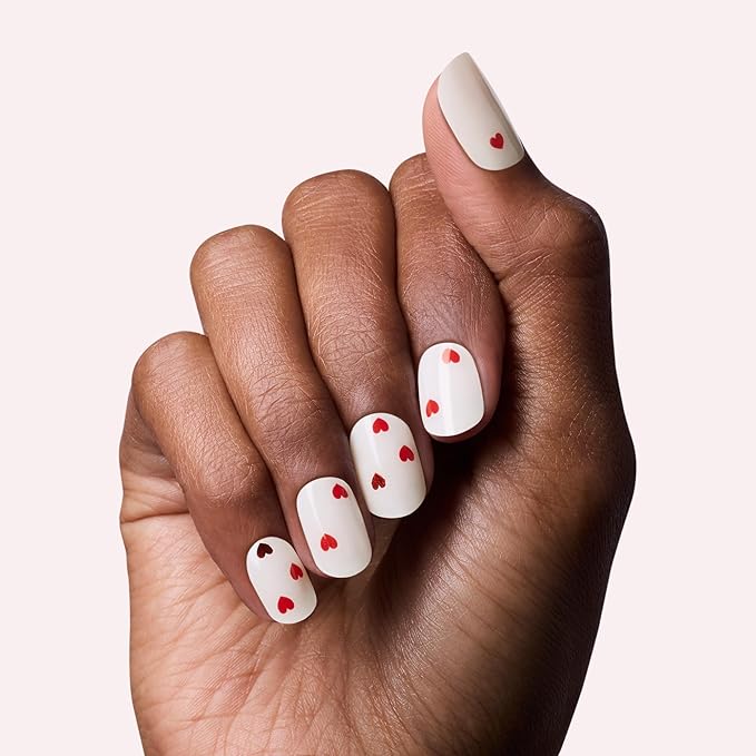 Dashing Diva Glaze Nail Strip Set - It's Fate - Long Lasting, Chip Resistant, Semi-Cured Gel Nails - 4-Piece Manicure Kit with 32 Strips