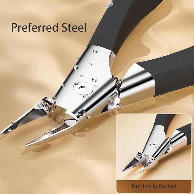 Upgrade Ingrown Toenail Clipper Angled Nails Cutter Professional Podiatrist Nail Clippers Tool for Seniors Thick Nails for Men Women