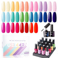 Gellen Gel Nail Polish Set, 16 Colors, UV Gel Polish Kit with Top and Base Coat, All Season Gift Set