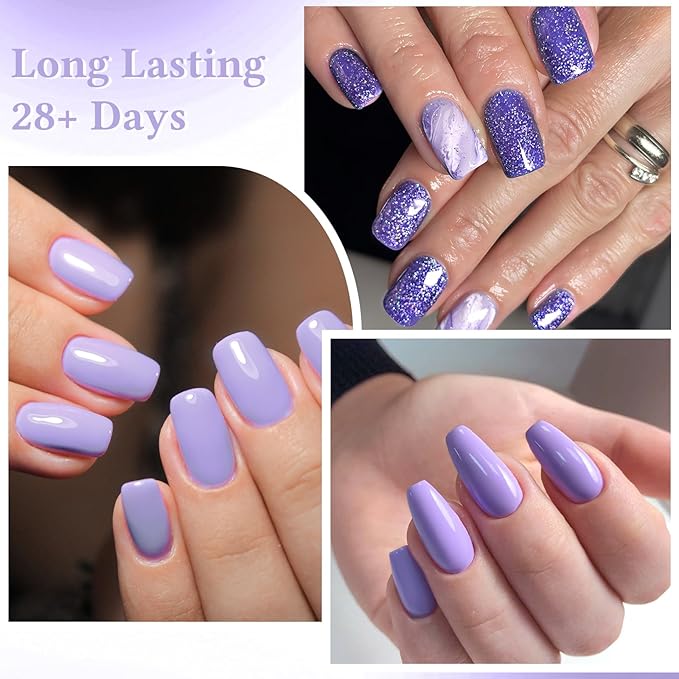 MEET ACROSS 27PCS Gel Nail Polish Set,27 Colors Gel Nail Kit Art Design Soak Off UV LED,Nail Art Design Gifts for Women