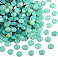 Beadsland 1440pcs Flat Back Crystal Rhinestones Round Gems for Nail Art and Craft Glue Fix, Pacific Opal, SS16, 3.8-4.0mm