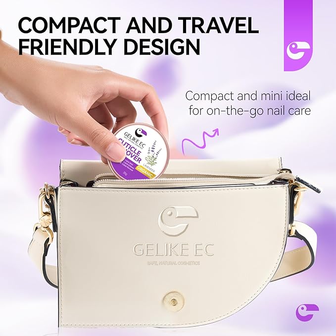 Gelike EC Cuticle Remover Cream Softener - Lavender Infused Professional Strength - Salon Grade Cuticle Treatment for Nail Technicians - Repairs Damaged Nails & Prevents Hangnails