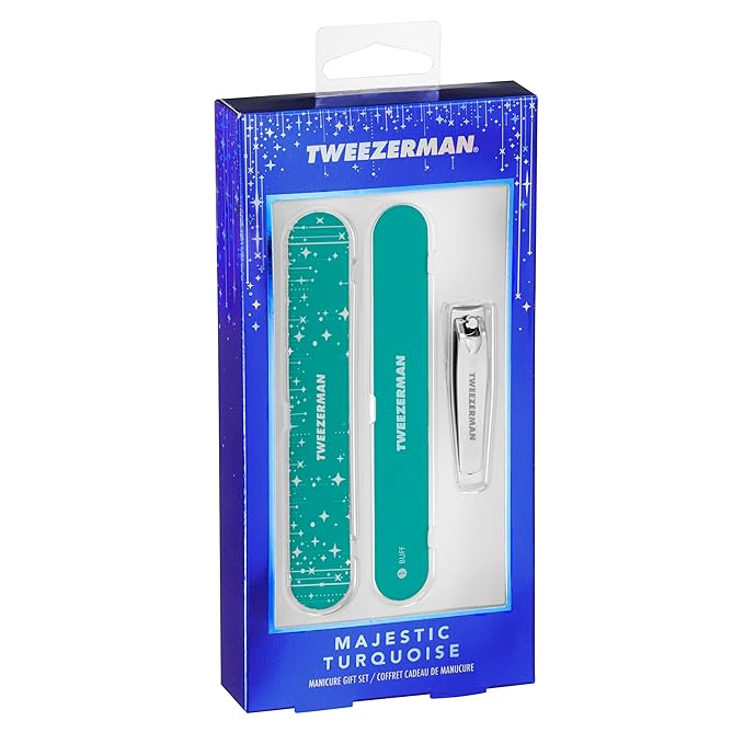 Tweezerman Majestic Turquoise Manicure Set
