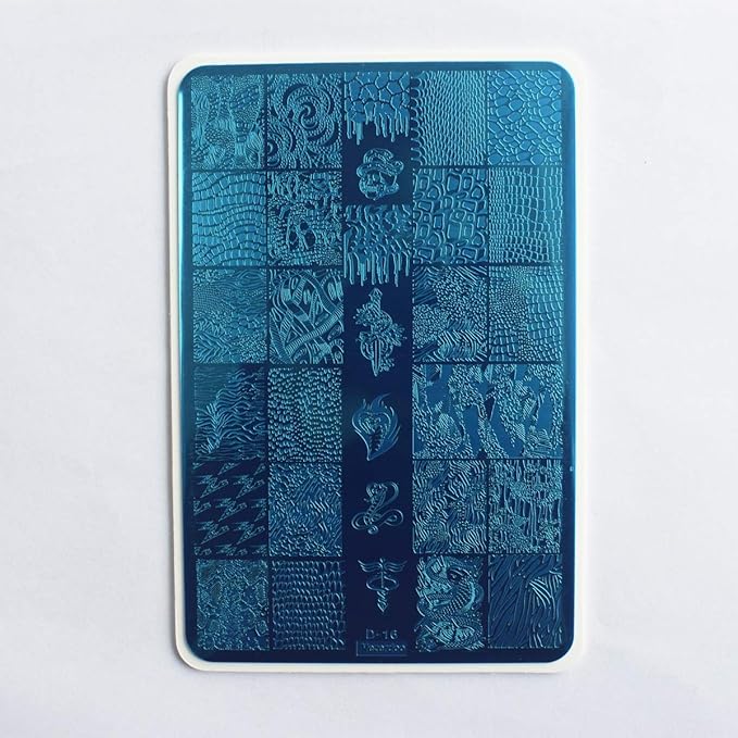 2Pcs Sexy Girl Love Image Nail Stamping Plates Kit Leopard Snake Skin Design Nail Stamp Plates Templates Heart Lip Heel Palm Mouth Printing Nail Stamper Plate Stencil Accessories Tools for Nails Art