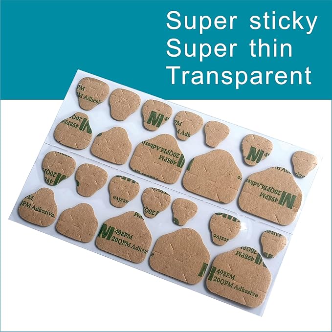 Nail Stickers：Nail Adhesive Tabs Transparent Double Side Nail Sticky Tabs, 1200PCS Toes Press Ons Nail Sticker,Waterproof Breathable Toe False Nail Tips Jelly Nail Glue Replacement (Toe 50 Sheet)