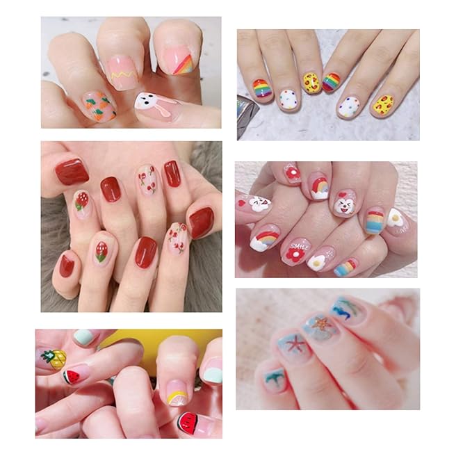 New 16 Large Sheets Nail Stickers for Women Kids Teens Little Girls Self Adhesive Nail Decals for Nail Art Decoration Include Flowers Butterfly Plants Leaves Fruits Rainbow Animals and More
