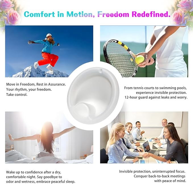 Menstrual Disc Alternative to Tampons | Organic 100% Medical-Grade Silicone | Leak-Free, Reusable & FSA Eligible Feminine Product | Hypoallergenic, BPA-Free, with Sterilizer & Travel Pouch (L)