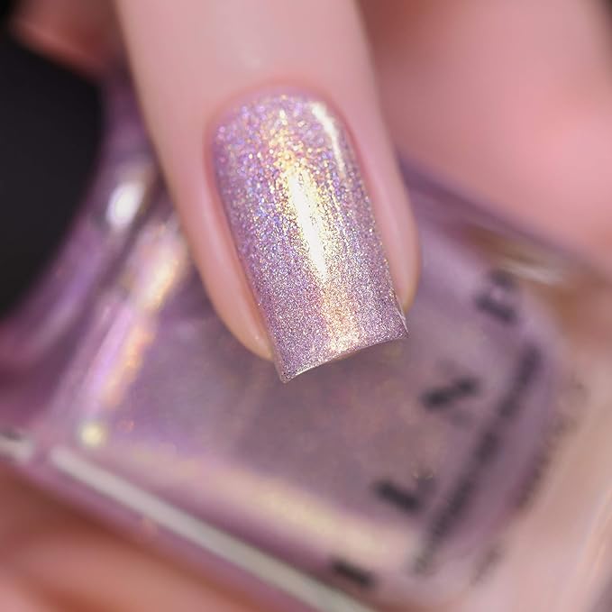 ILNP In The Clouds - Pale Lilac Shimmer Holographic Nail Polish