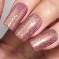 MAYCHAO 15ML Purple Shimmer Gel Nail Polish 1Pc Sparkly Purple Glitter Gel Polish Soak Off UV LED Nail Polish Nail Art Starter Manicure Salon DIY at Home, 0.5 OZ