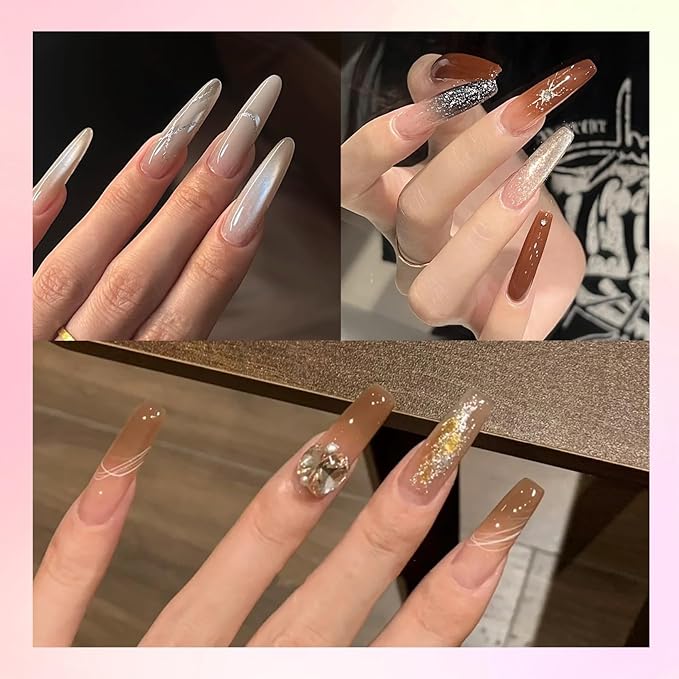 Super Acrylic Powder 28g: 3Pcs Large Capacity Bruschetta Tuscany Nail Polymer for 3D Art Carving French Extension - 1oz. Muted Clay Professional Acrylic Powder No Need Lamp