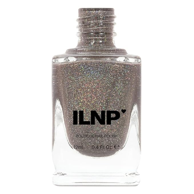 ILNP Central Station - Neutral Brown Holographic Sheer Jelly Nail Polish