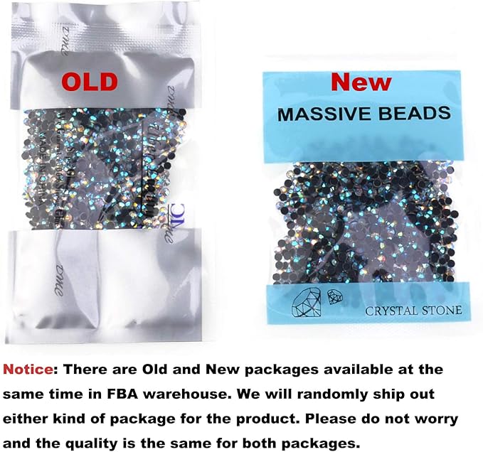 1440pcs Hotfix Quality Crystal Rhinestones Flatback Nail Art Pick Color (Crystal, 6ss)