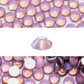 Novani 576 Pieces Flatback Rhinestones Glass Round Gems Pink Opal Crystals for Nail Art DIY Crafts Clothes Shoes,SS30,6.4-6.6mm