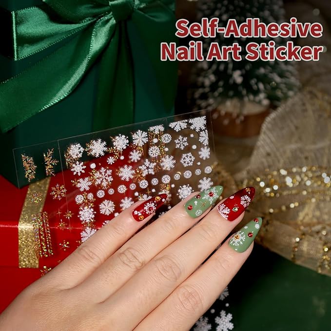 FANDAMEI Nail Design Kit, Nail Art Kit, 15 PCS Nail Brushes For Nail Art, Nail Art Tools, Rhinestones For Nails, Nail Stickers, Pearl Chrome Nail Powder, Chrome Powder For Nails, Nail Design Tools