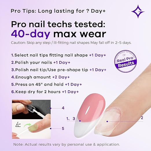 Super Strong Nail Glue: 10ml - Professional Adhesive for Press Ons & Acrylic Nails & Fake Nail Tips Long-Lasting Mess-Free Quick-Dry for DIY Manicure