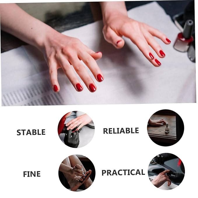 1pc Nail Polishing Machine Storage Holder for Grinding Display Base for Manicure Tools Organizes Your Workspace Suitable for Home Elegant Transparent Design