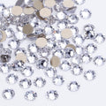 Rhinestones 16 Cut Non Hotfix Flatback Rhinestones for Crafts Glass Nail Rhinestones Nail Gems Crystals Rhinestones for Makeup Bags Shoes Decoration DIY(SS12,1440pcs,Clear)