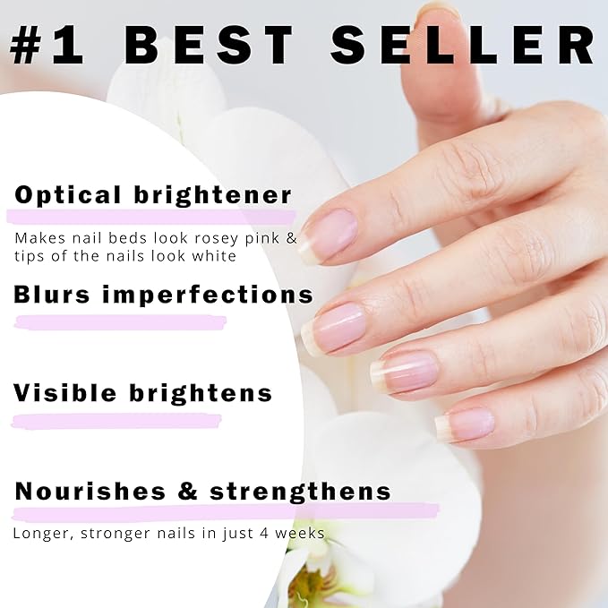 Perfect Formula Nail Essentials Kit – 4-Piece Keratin Nail Strengthener and Growth - Nail Repair For Damaged Nails | High Gloss Finish, Nail Polish and Treatment for Longer, Stronger Nails