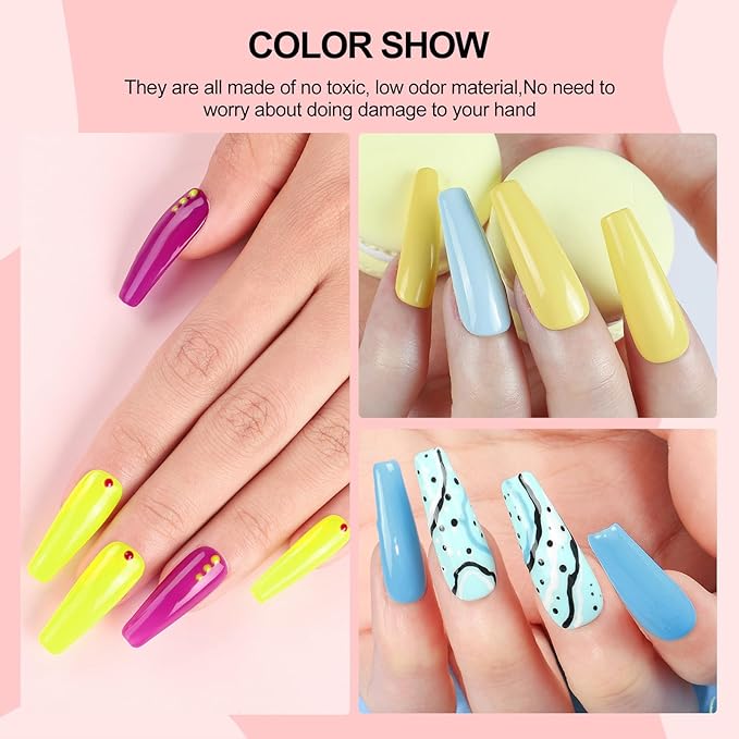 53PCS Gel Nail Polish Kit with U V light and Drill Starter Kit, 35 Colors Gel Polish Set 5pcs Top Base Coat All season Fashion Popular Colors Gel Manicure Kit Valentines Day Gifts for Women