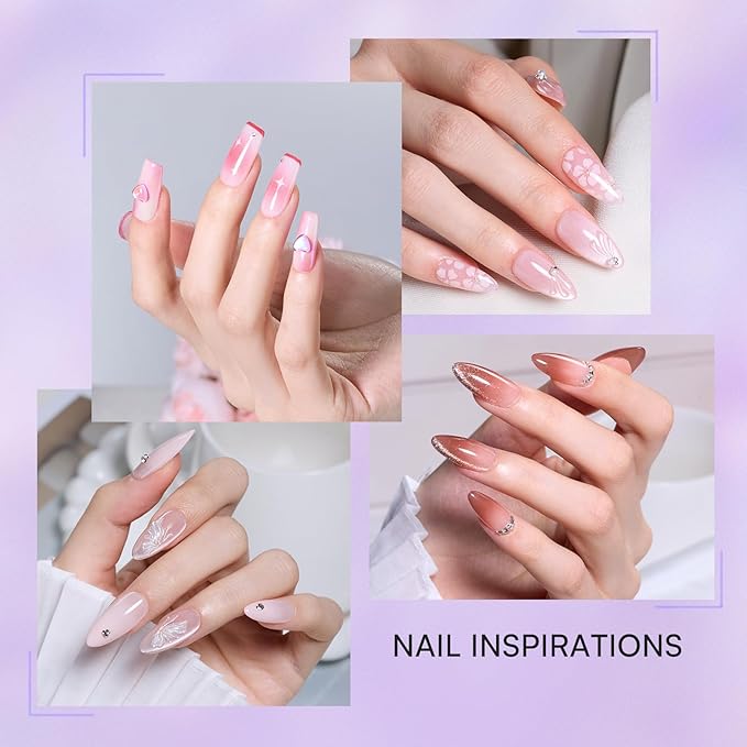 Makartt 5-in-1 Nail Art Gel: ColorPot 3 Colors Gel Nail Polish No Wipe with Nail Stamp for Stamping, French Tips, Ombre, Painting, 3d Micro-Sculpting with Silicone Head for Diy Nails at Home Salon